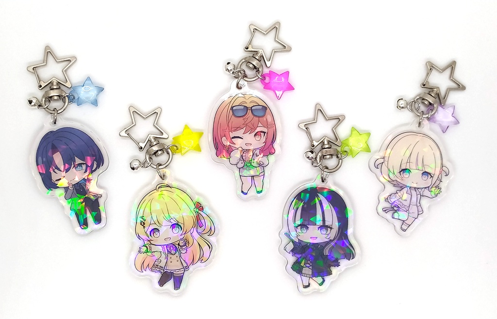 【非公式】「ホロライブ ~hololive DEV_IS ReGLOSS~」アクリルキーホルダー
