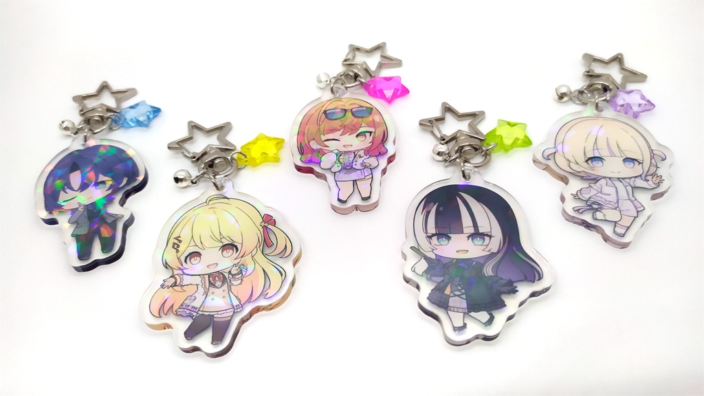 【非公式】「ホロライブ ~hololive DEV_IS ReGLOSS~」アクリルキーホルダー