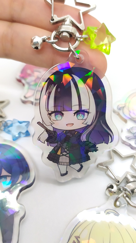 【非公式】「ホロライブ ~hololive DEV_IS ReGLOSS~」アクリルキーホルダー