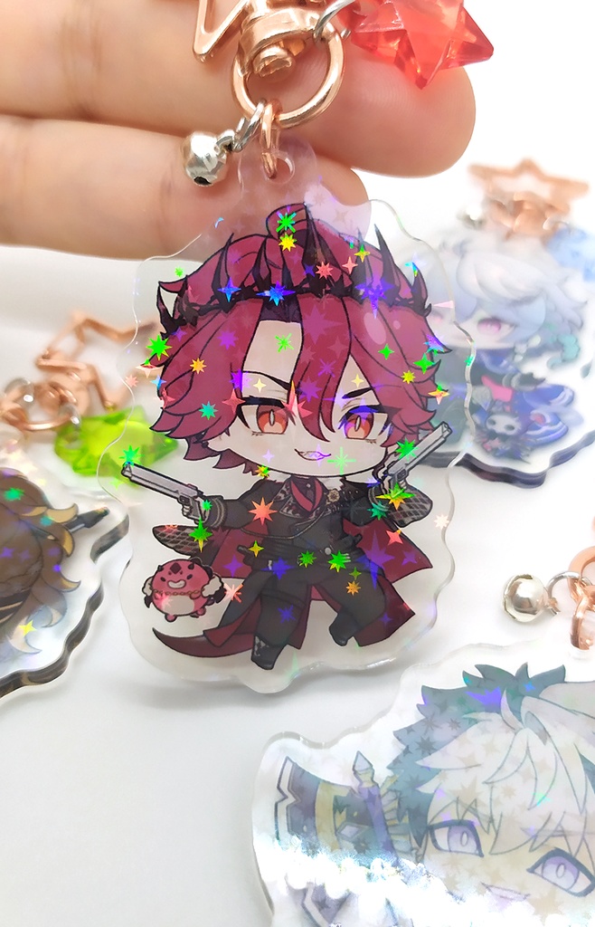 【非公式】「ホロスターズ ~HOLOSTARS EN Armis~」アクリルキーホルダー