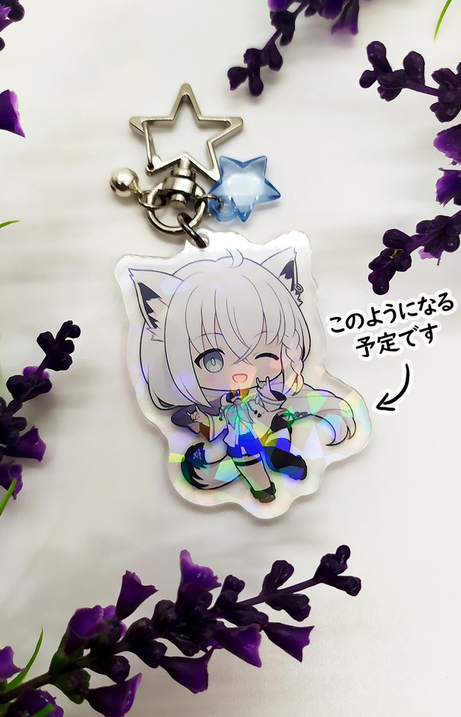 【非公式】「ホロライブ ~hololive DEV_IS FLOW GLOW~」アクリルキーホルダー