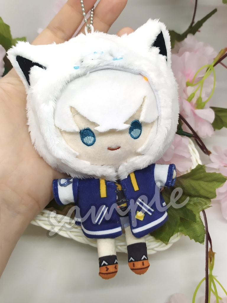 「ホロライブ ~白上フブキ~」おでかけぬいぐるみキーホルダー【特典付】