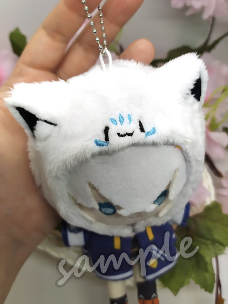「ホロライブ ~白上フブキ~」おでかけぬいぐるみキーホルダー【特典付】