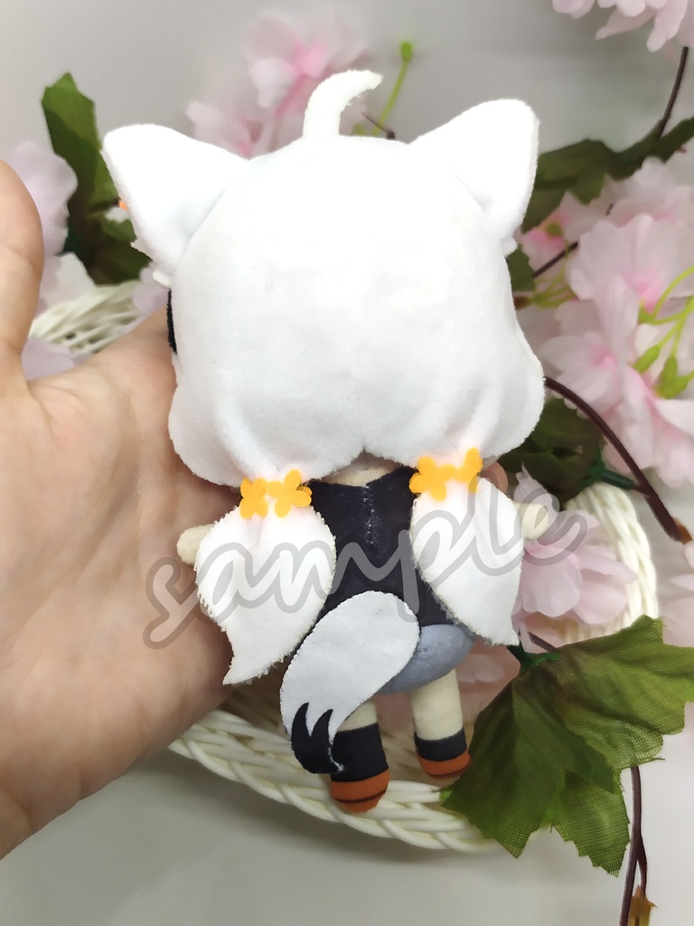 「ホロライブ ~白上フブキ~」おでかけぬいぐるみキーホルダー【特典付】