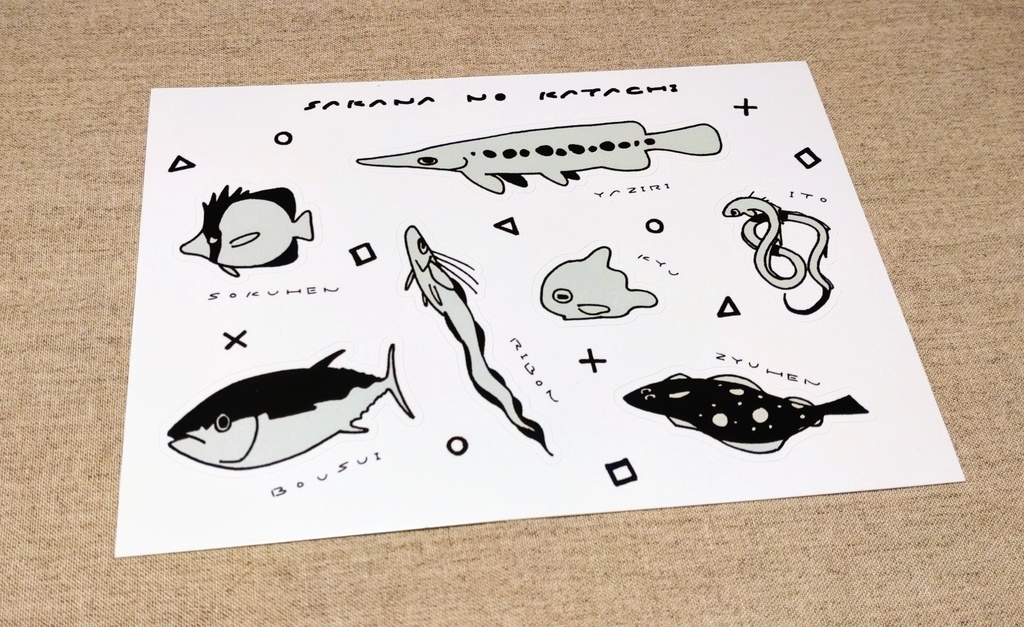 SAKANA NO KATACHI シール