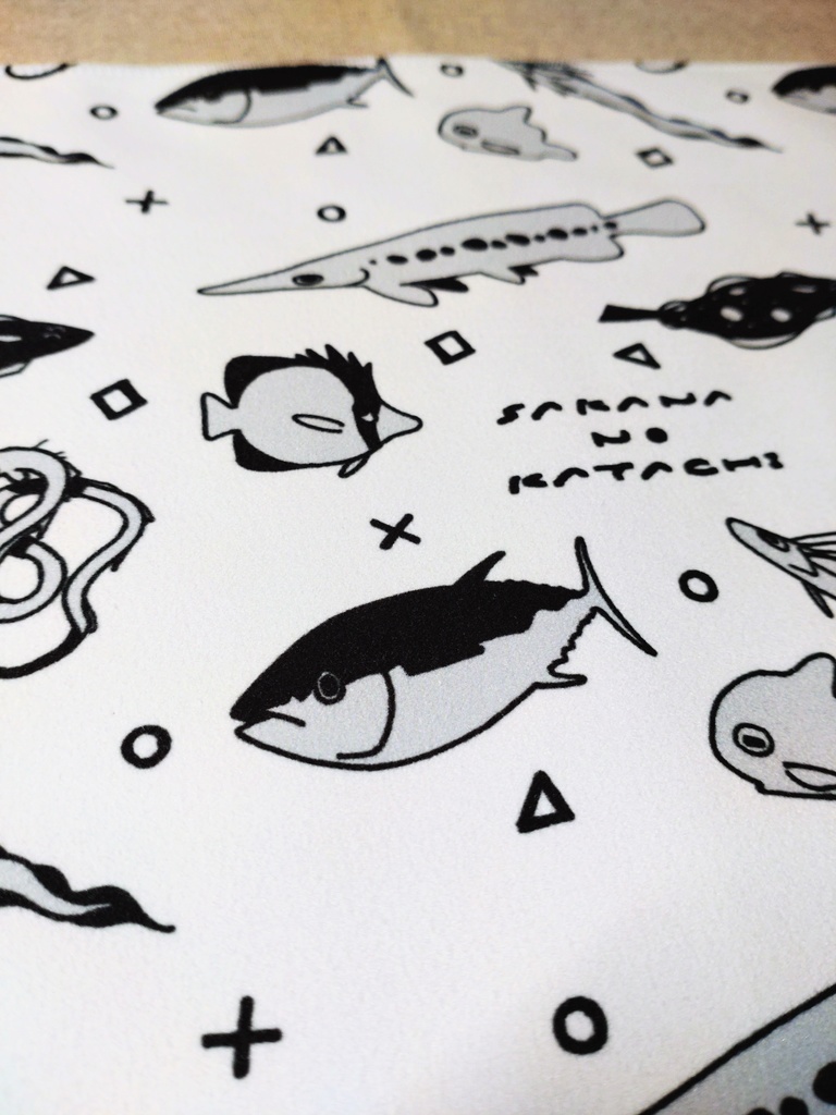 SAKANA NO KATACHI ハンカチ