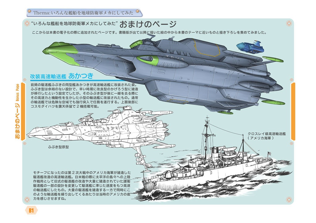 やまとあそび1 いろんな艦船を地球防衛軍メカにしてみた電子版