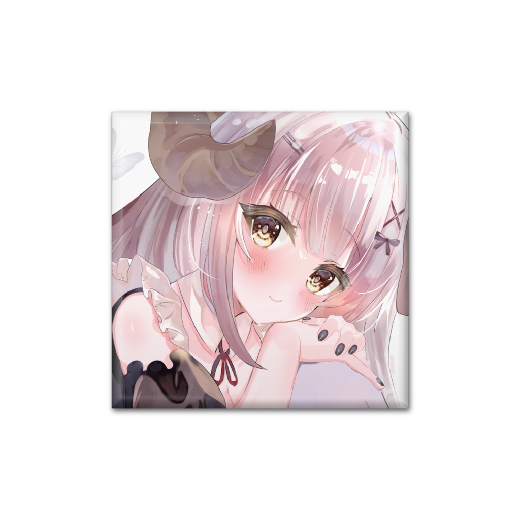 羊メイドちゃん缶バッジ