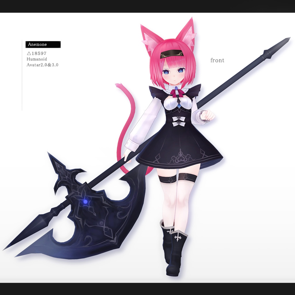 【オリジナル3Dモデル】アネモネ -Anemone-