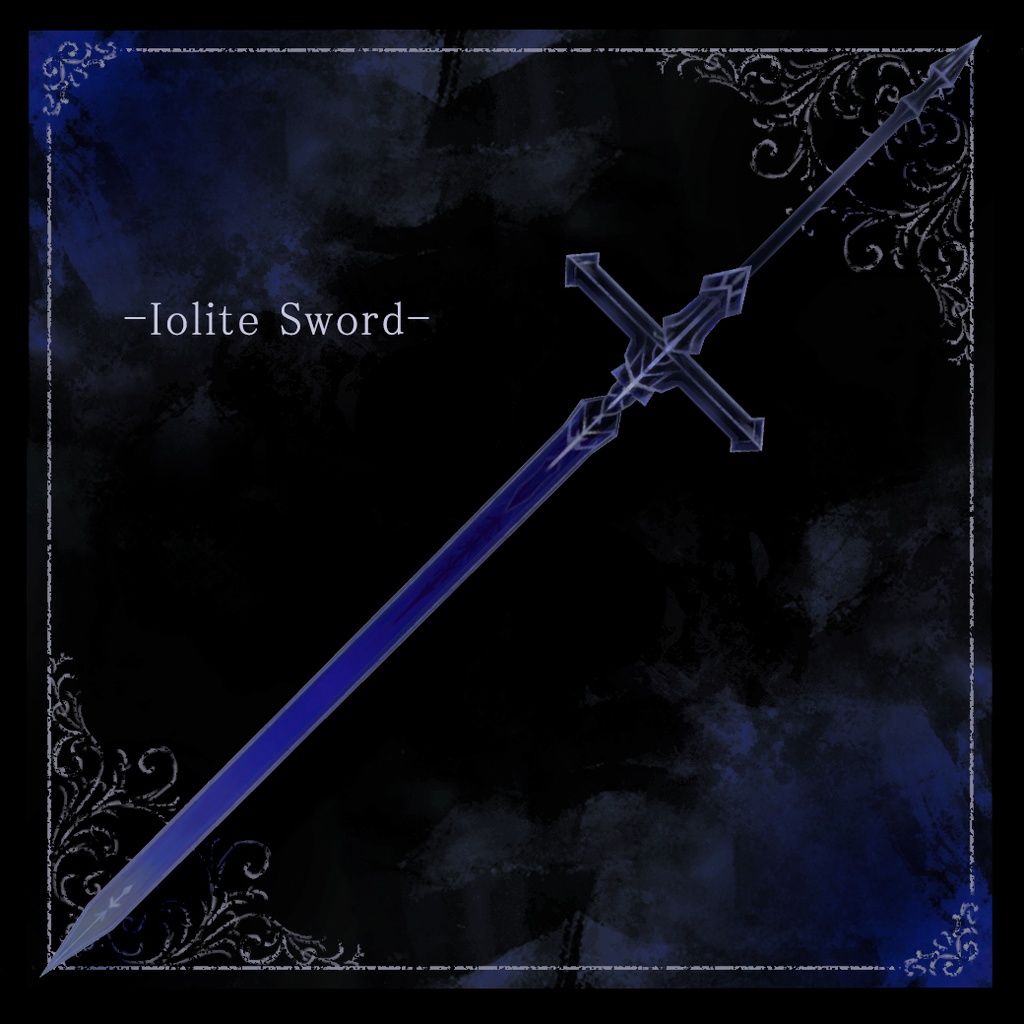 【3Dモデル】Iolite Sword