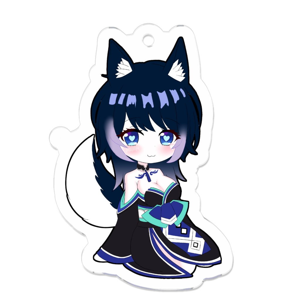 星見紫杏♀アクリルキーホルダー