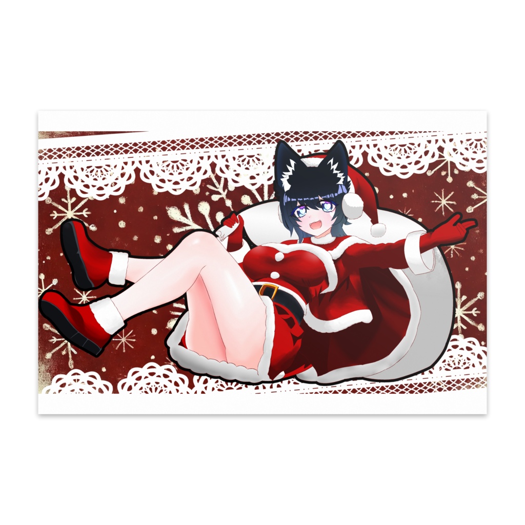 星見紫杏クリスマスVerポストカード１０枚セット