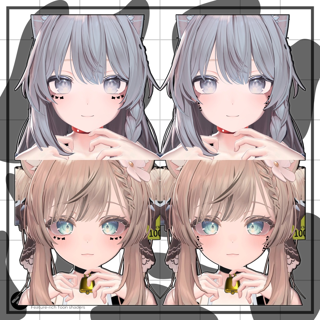 🤍SALE🤍【8アバター対応】🐮MilkyMoo Spots🥛