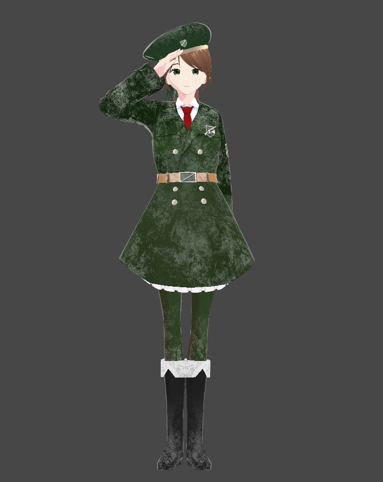 Model Lily from Winter Offensive