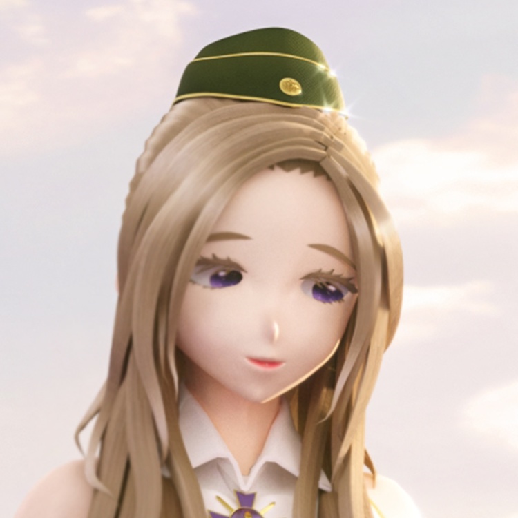 Dent de lion Garrison Cap (FBX) - ガリソンキャップ 3D Model