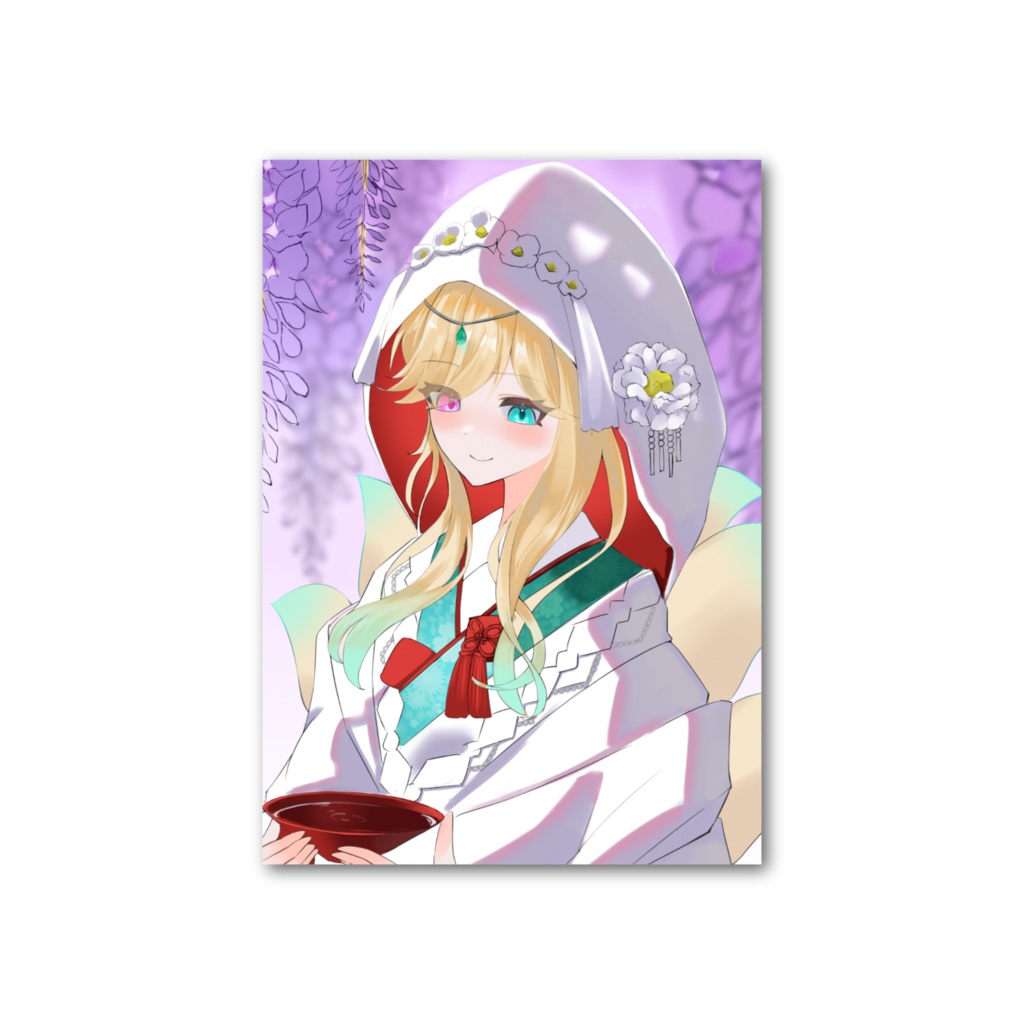 白無垢 フォトカード