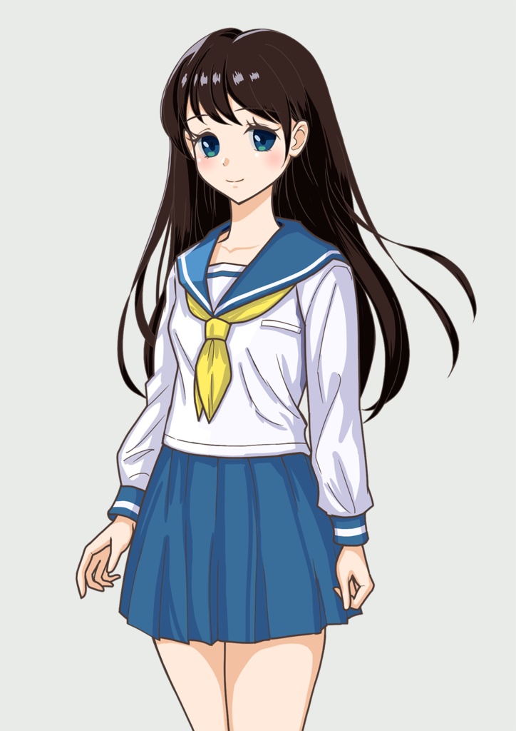 明るい女の子立ち絵