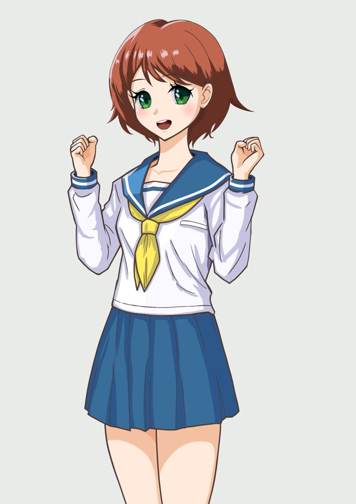 元気な女の子立ち絵