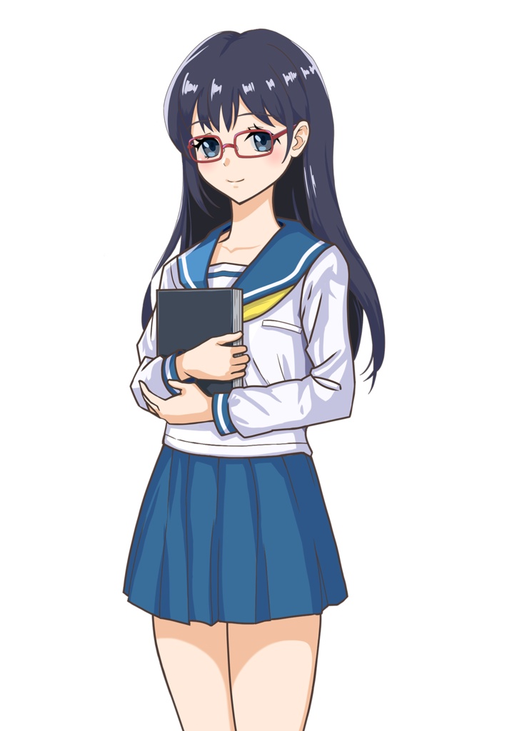 委員長な女の子立ち絵