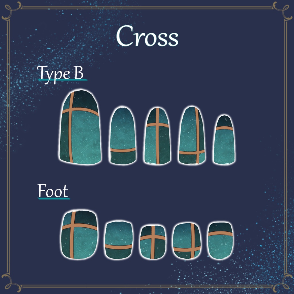 【無料】【ミゼリエ対応】SummerNailTips NailTexture