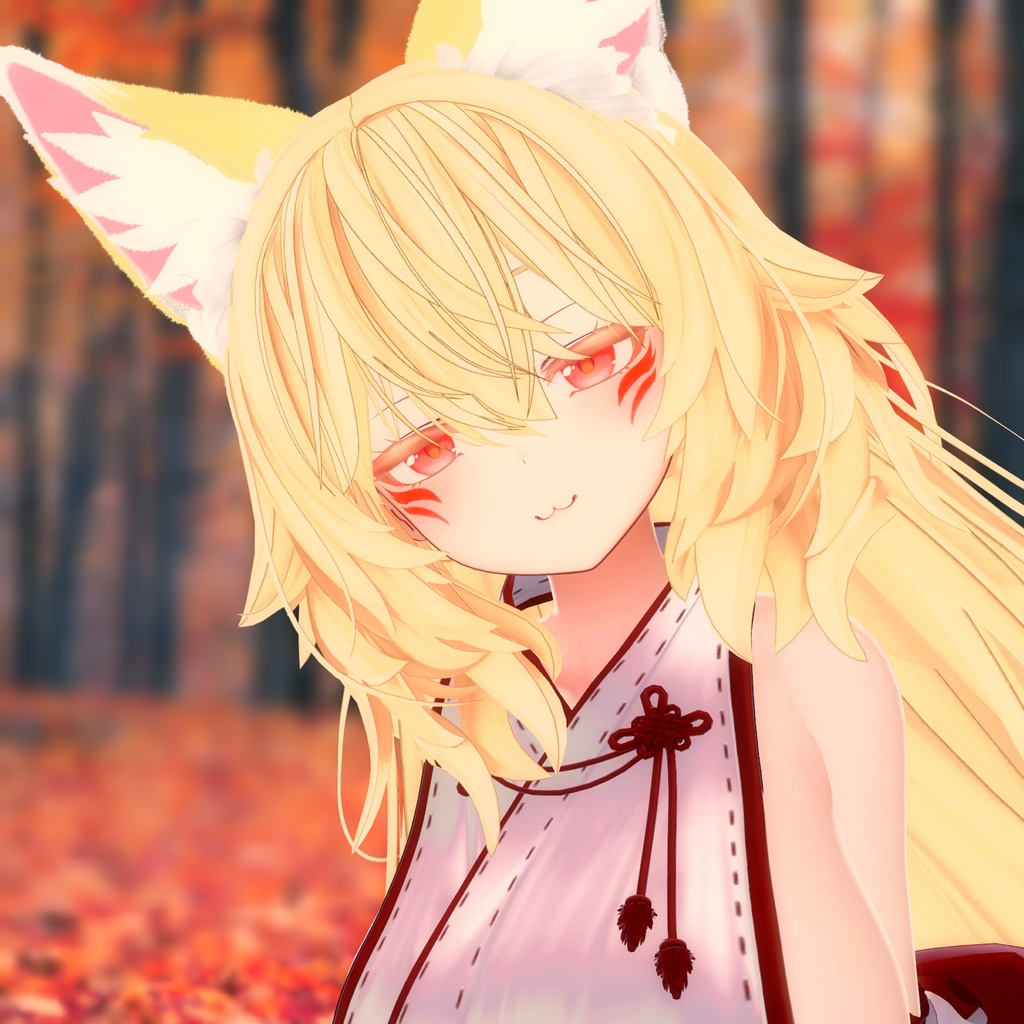 【Milltina】ミルティナ用 狐面風 フェイスペイント