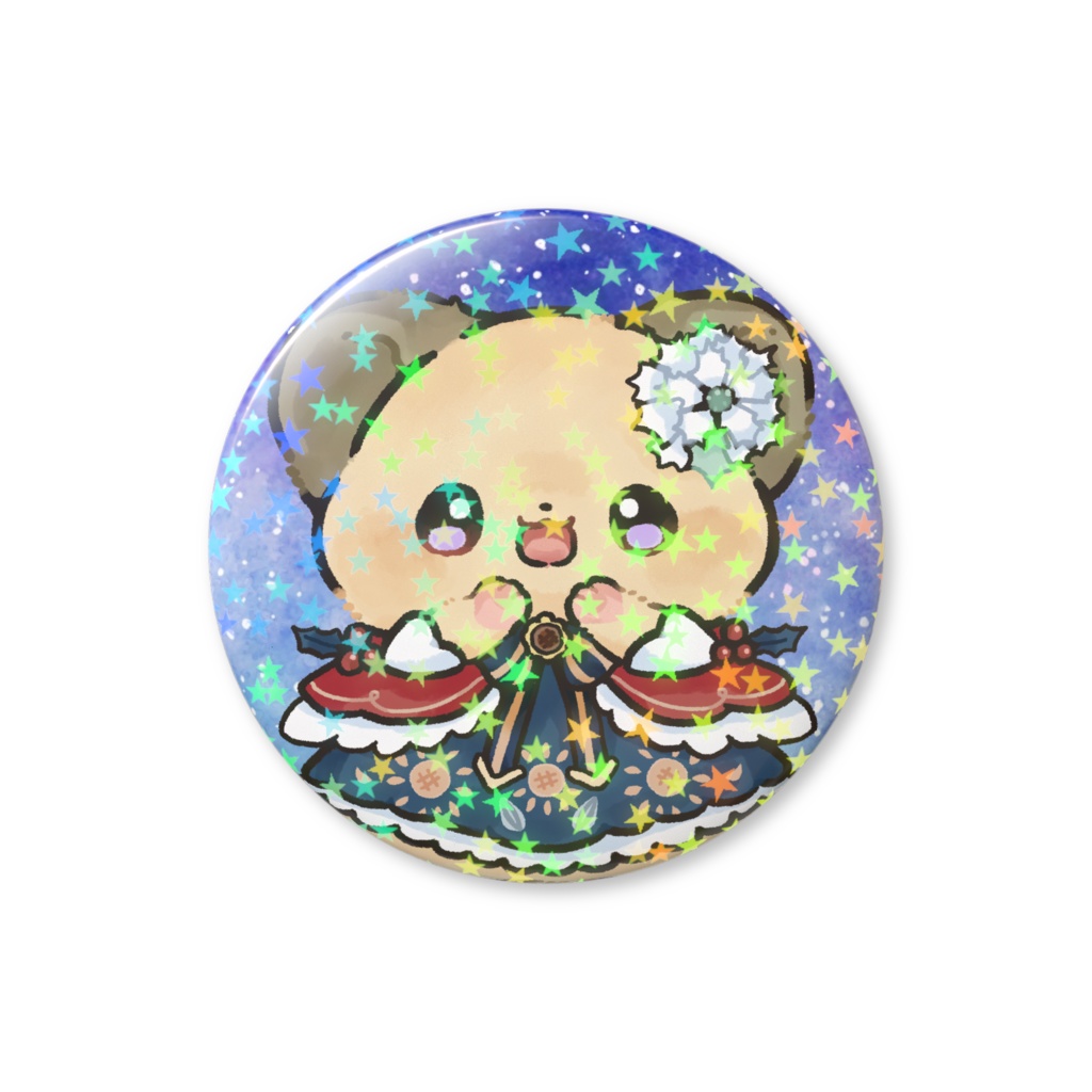 「ふゆパシャ」きらきら缶バッジ