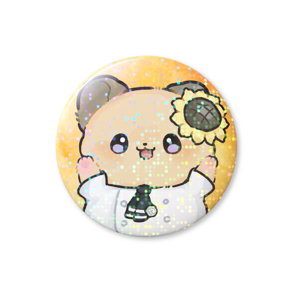 「シェフパシャ」キラキラ缶バッジ