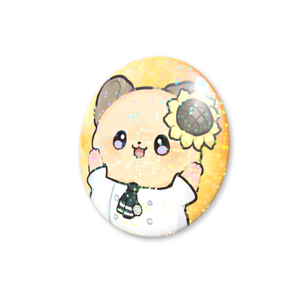 「シェフパシャ」キラキラ缶バッジ