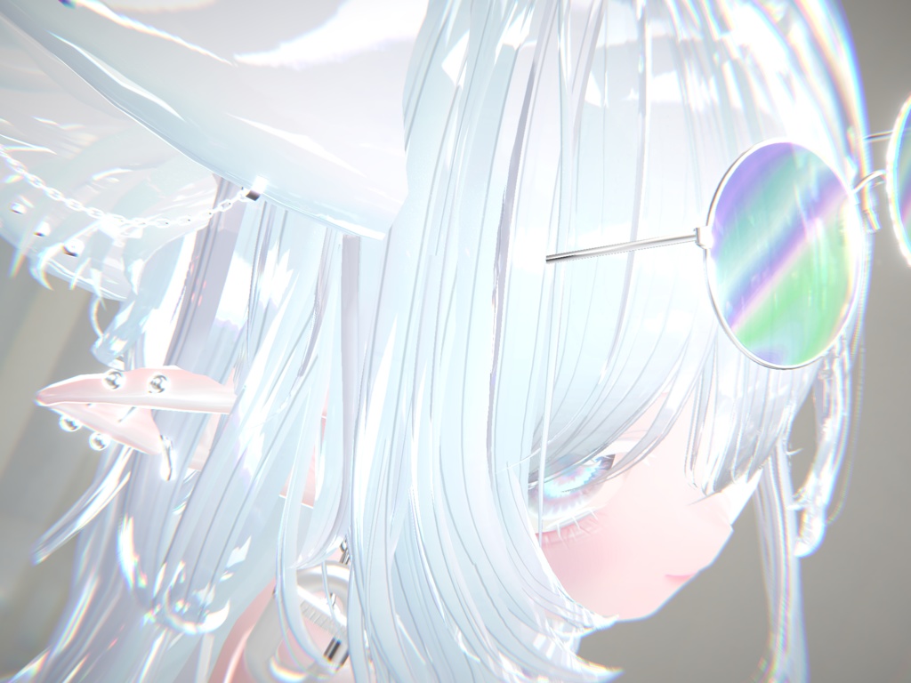 【liltoon】宝石・透明改変向けマテリアル | Crystal Kaleidoscope プリセット