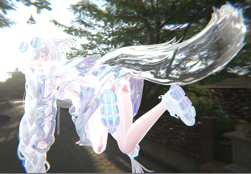 【liltoon】宝石・透明改変向けマテリアル | Crystal Kaleidoscope プリセット