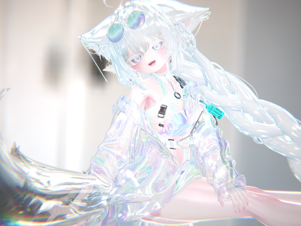 【liltoon】宝石・透明改変向けマテリアル | Crystal Kaleidoscope プリセット