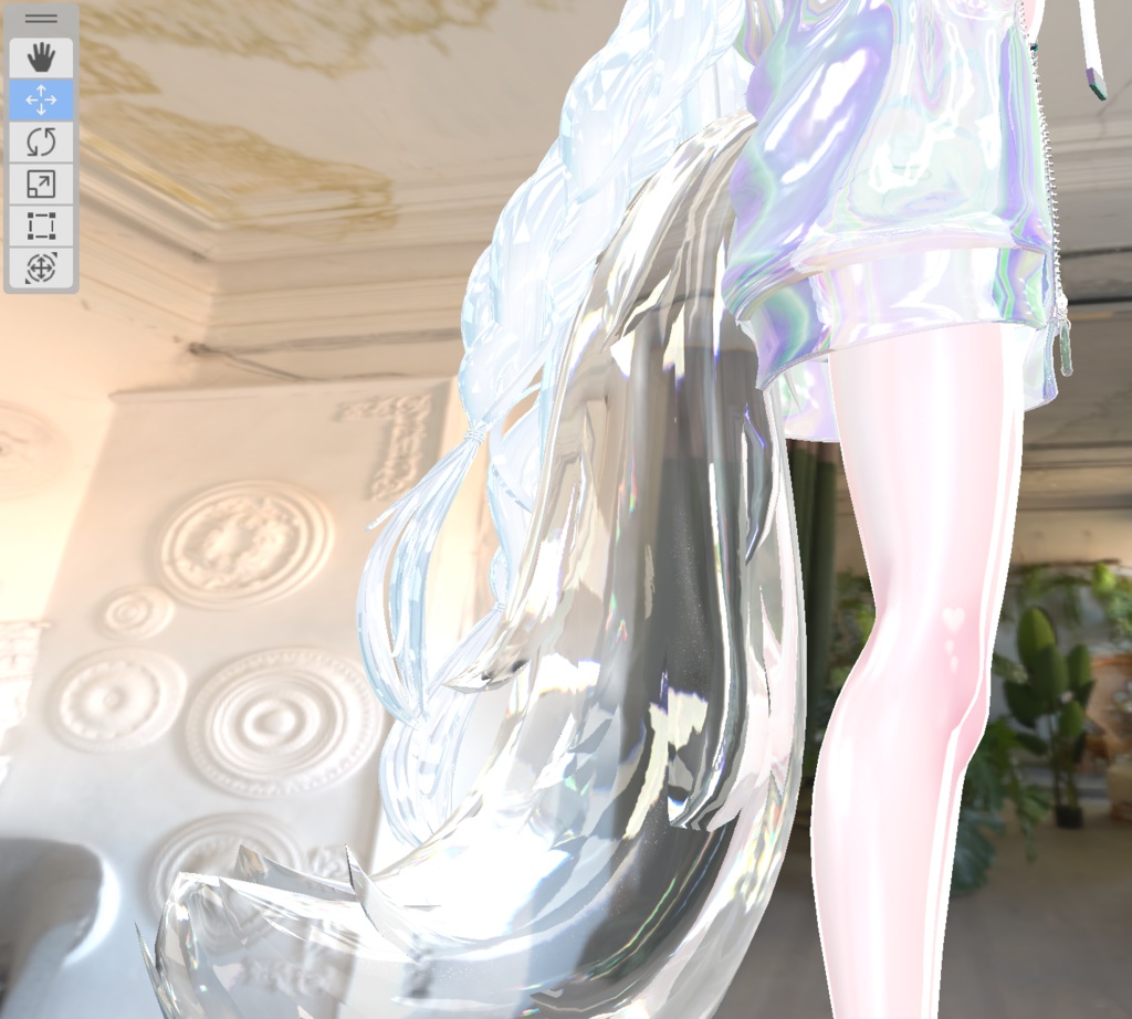 【liltoon】宝石・透明改変向けマテリアル | Crystal Kaleidoscope プリセット