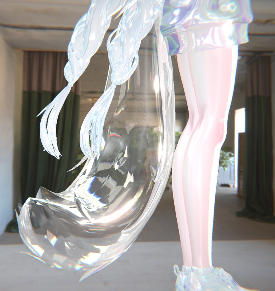 【liltoon】宝石・透明改変向けマテリアル | Crystal Kaleidoscope プリセット