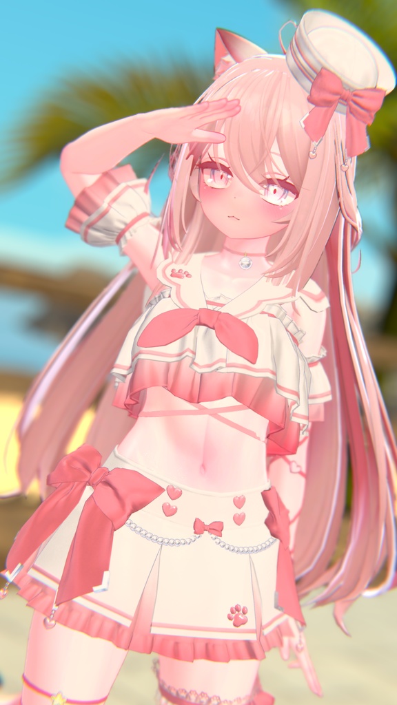 【liltoon・Poiyomi両対応】なめらかアニメ調マテリアル | Anime Glow Ensemble プリセット