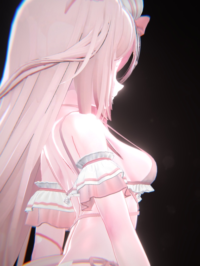 【liltoon・Poiyomi両対応】なめらかアニメ調マテリアル | Anime Glow Ensemble プリセット