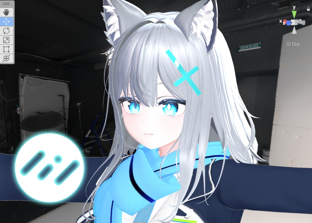 【しなの】シロコブレンドシェイプ+マテリアル ✧ Shinano Shiroko Face Blendshape + Material