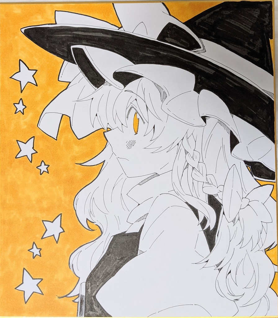 霧雨魔理沙(色紙)