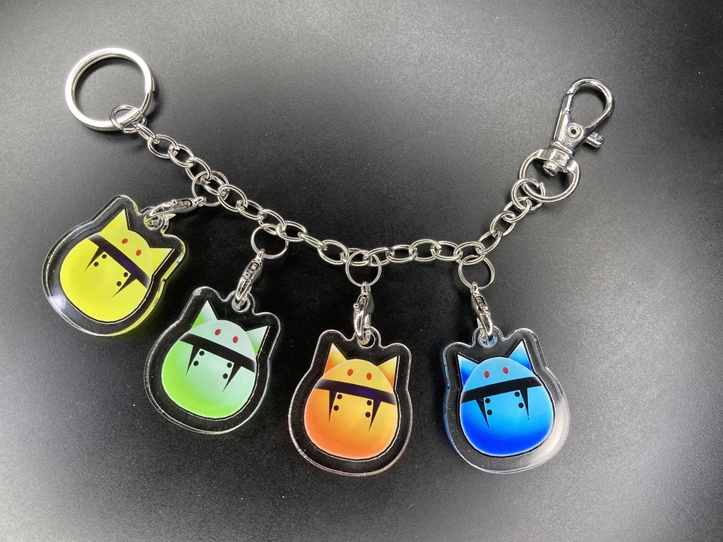 【6周年記念】シャトンのアクリルキーホルダー(4種)【5月末注文分まで】