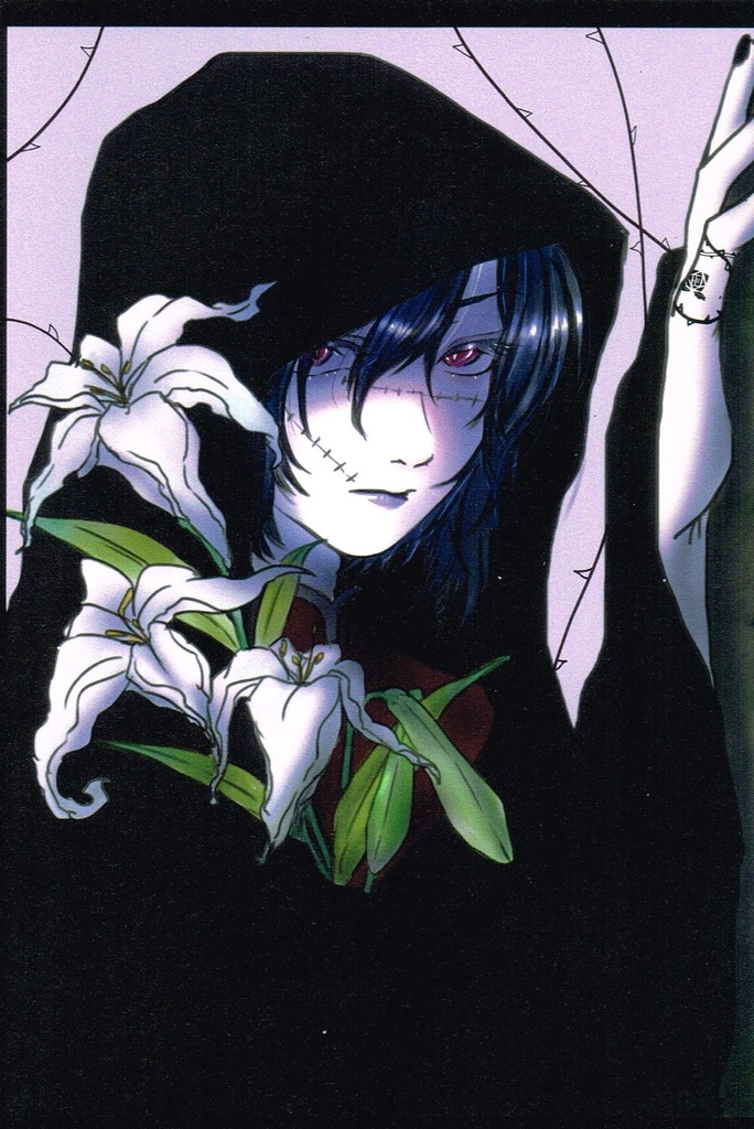 『死神と薔薇展』出展作品ポストカード5種セット