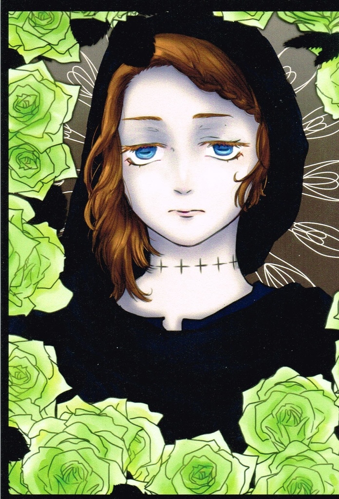 『死神と薔薇展』出展作品ポストカード5種セット