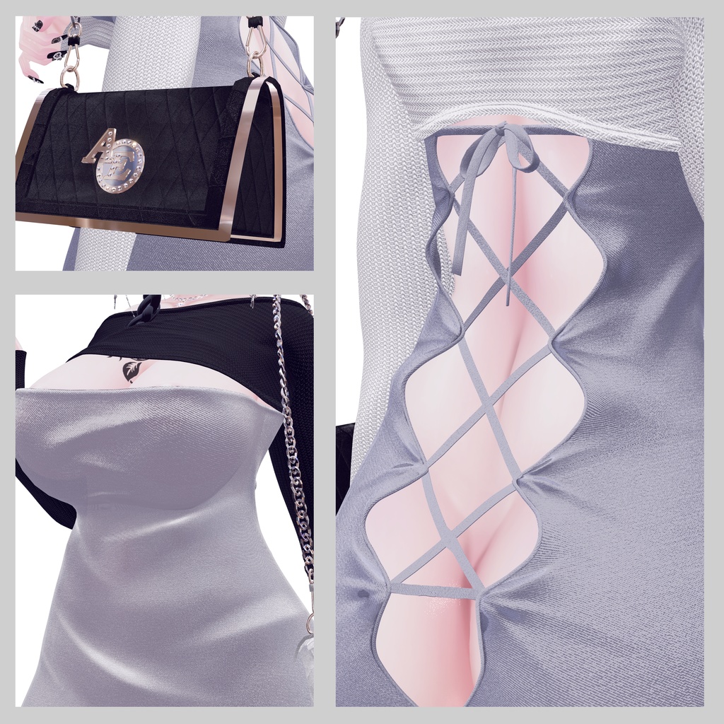 【 12アバター対応】Tube Top Dress