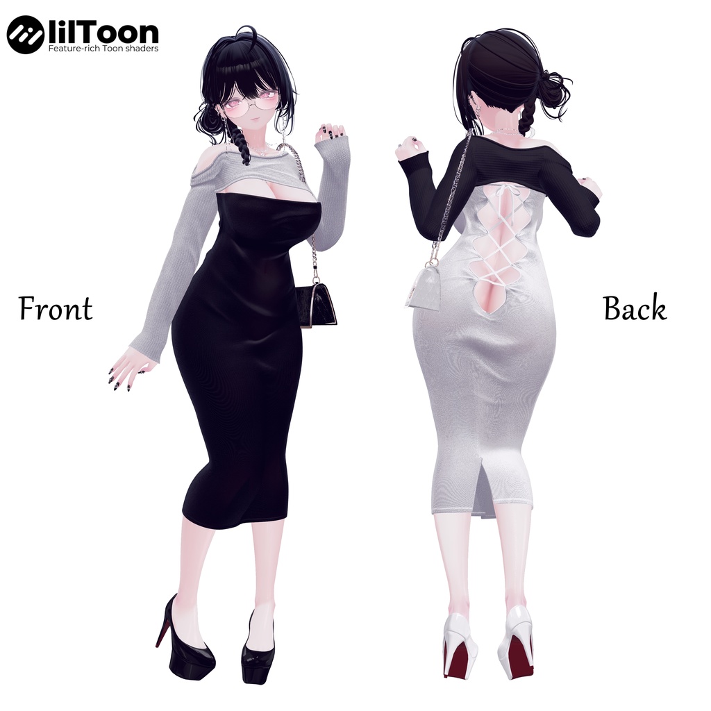 【 12アバター対応】Tube Top Dress