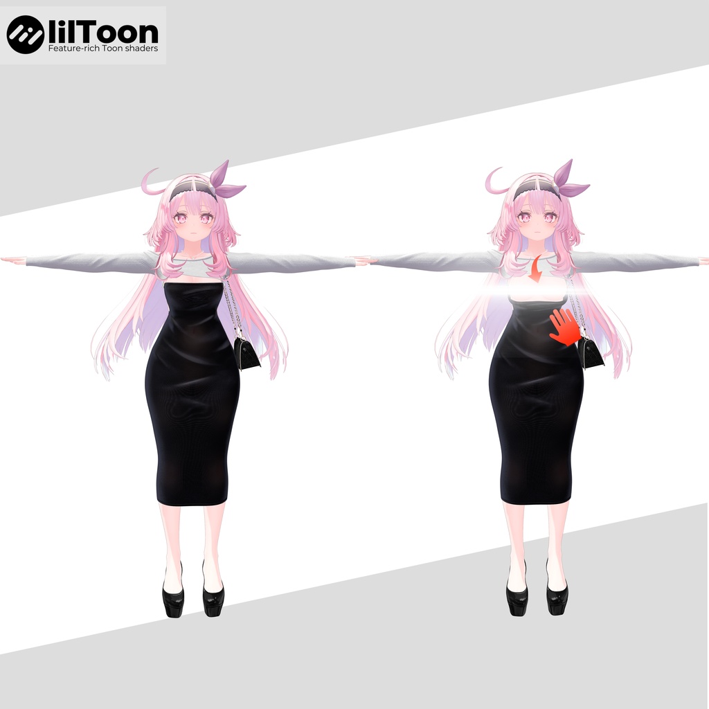 【 12アバター対応】Tube Top Dress