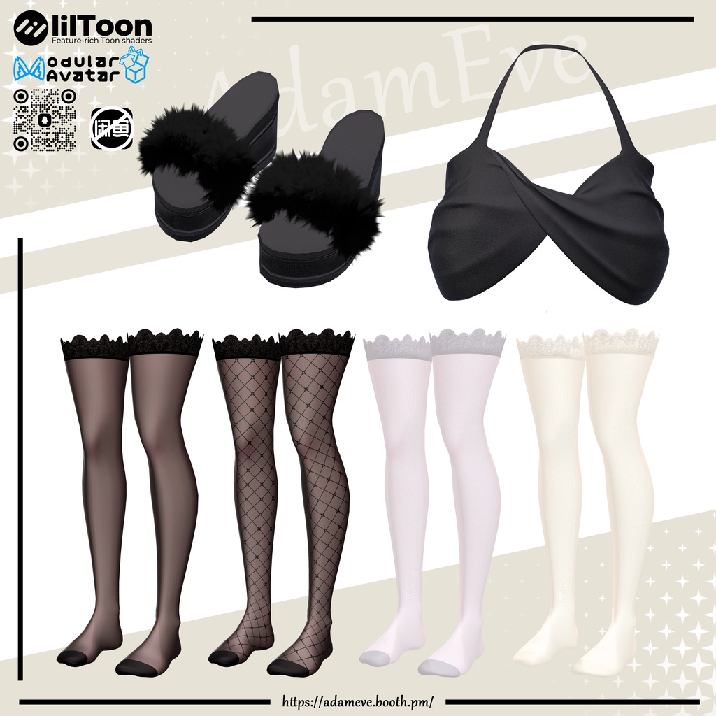 【 11アバター対応】Silk Pajamas