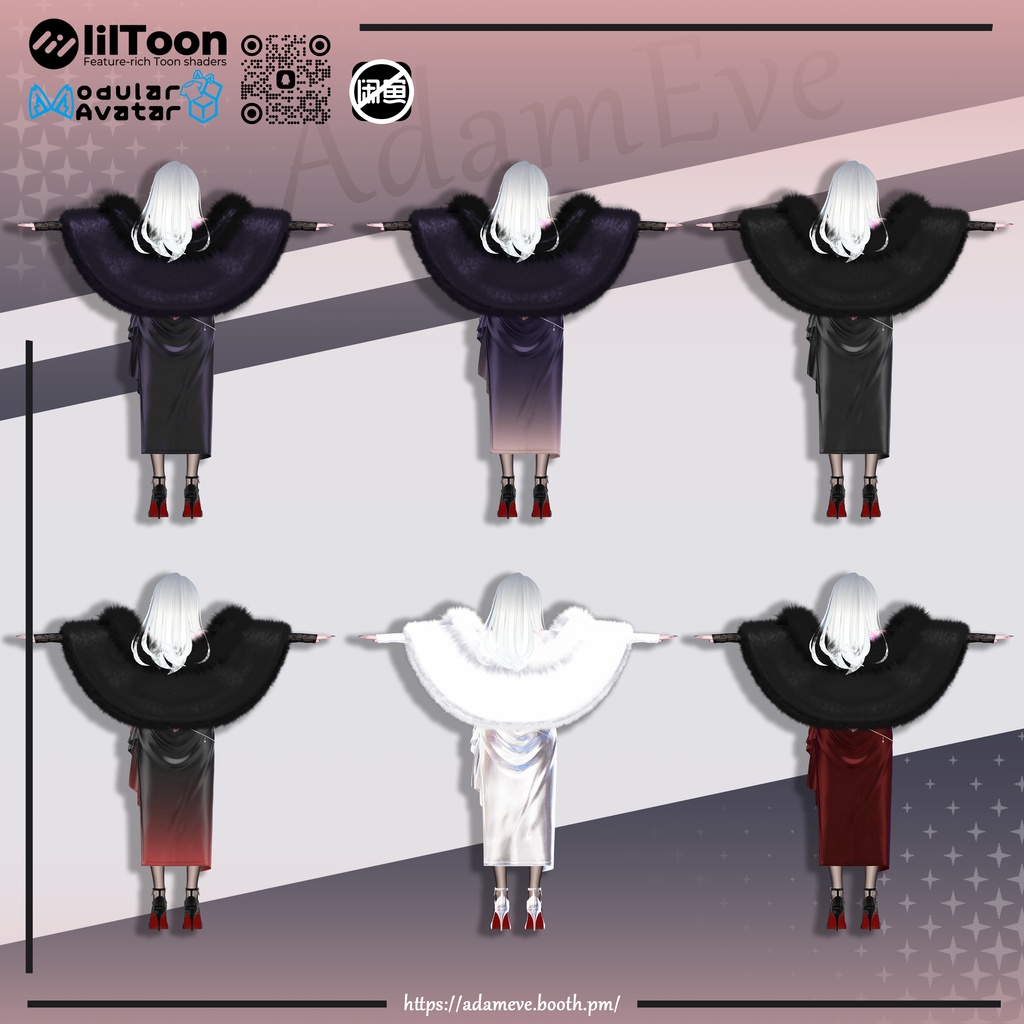 【 12アバター対応】Evening Dress