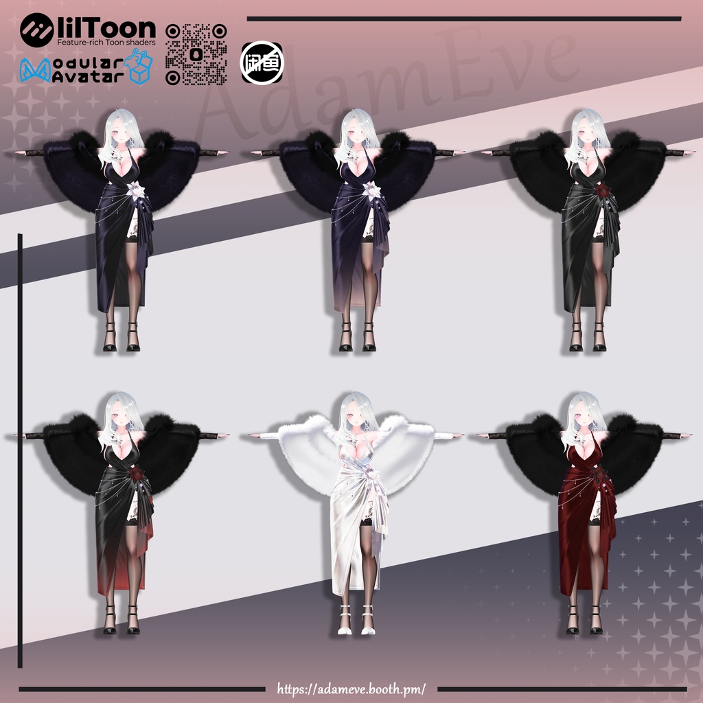 【 12アバター対応】Evening Dress