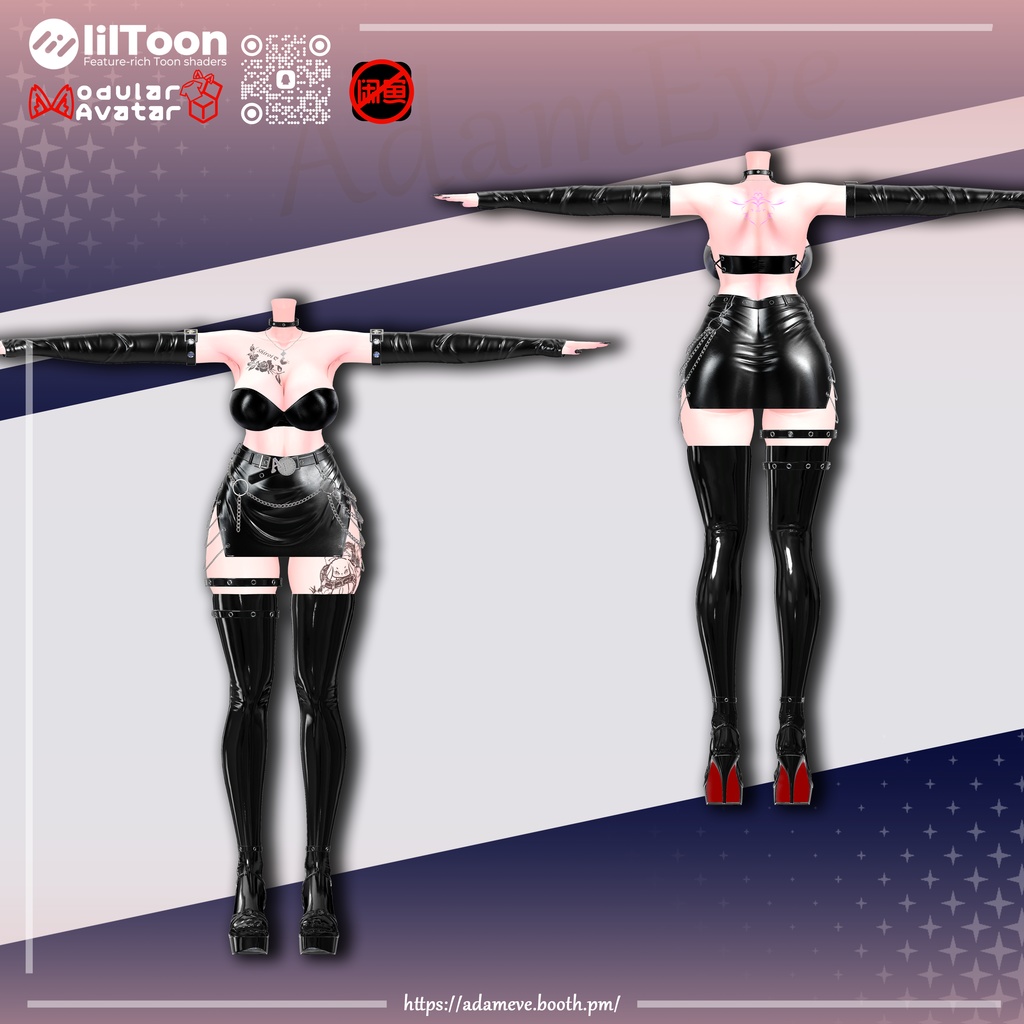 【 8アバター対応】 Noir