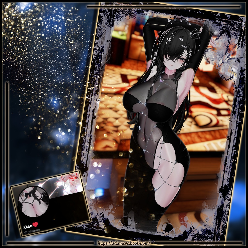 【10アバター対応】[セイレーンの織り]Ensnared Papillon 缩略图 7