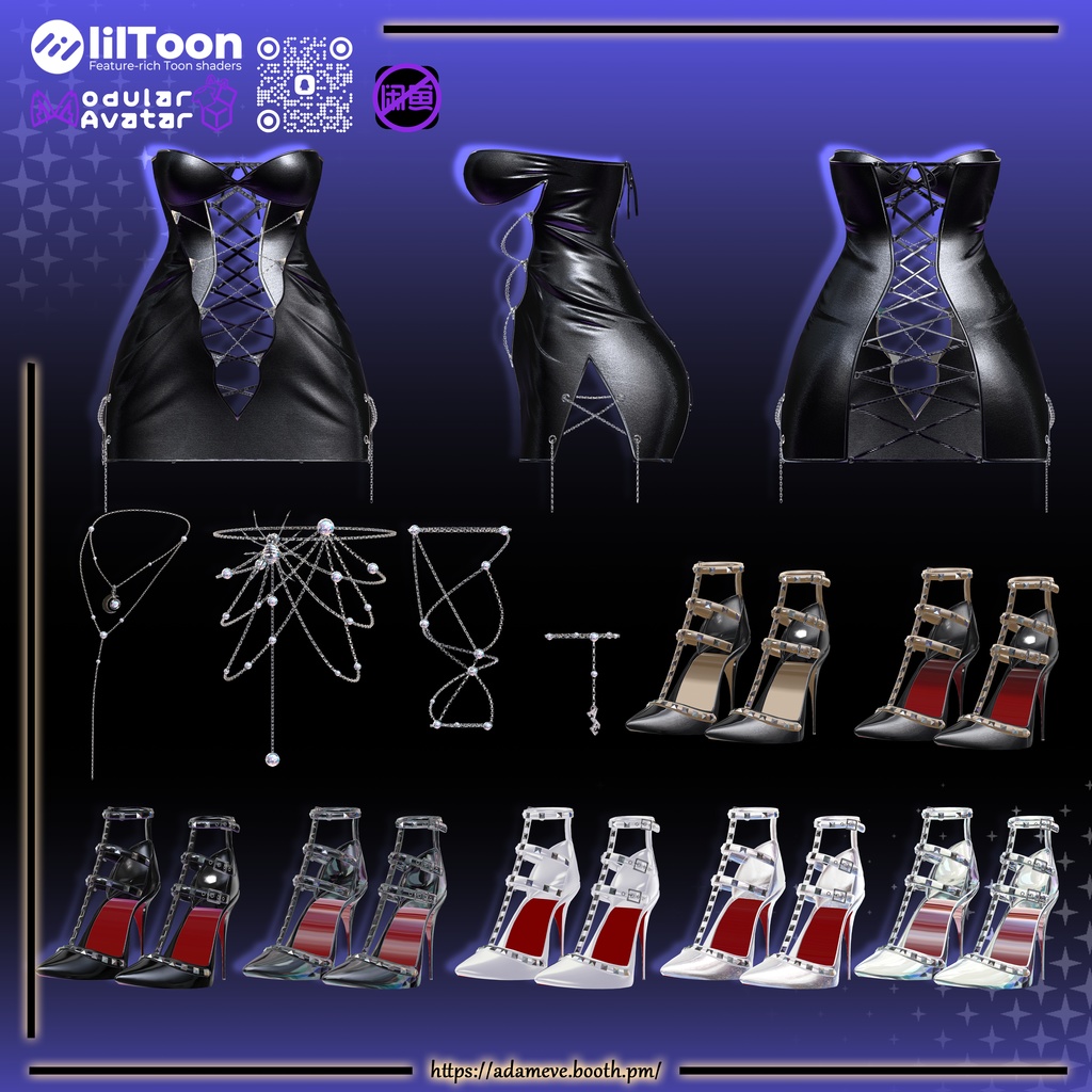 【10アバター対応】[セイレーンの織り]Velvet Venom 缩略图 11