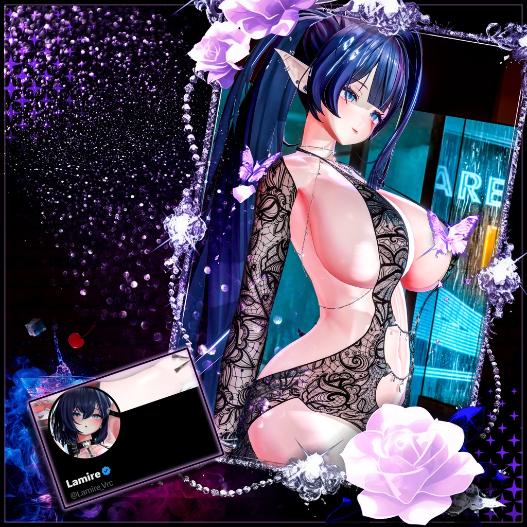【9アバター対応】[セイレーンの織り]   Evening Dress II 缩略图 9